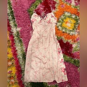 For love and lemons floral satin midi dress!